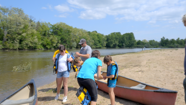 Canoé sur la Loire - Les Petits Castors